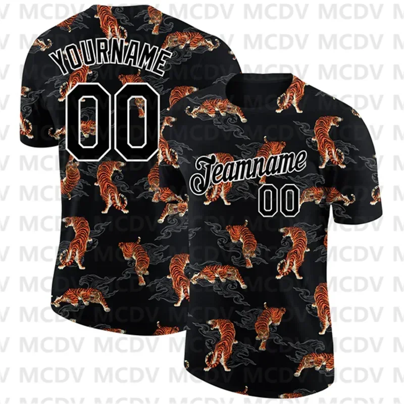 Custom Black Old Gold 3D Pattern Design Tiger Performance T-Shirt Women's For Men's Tops
Custom Black Old Gold 3D Pattern Design Tiger Performance T-Shirt Women's For Men's Tops