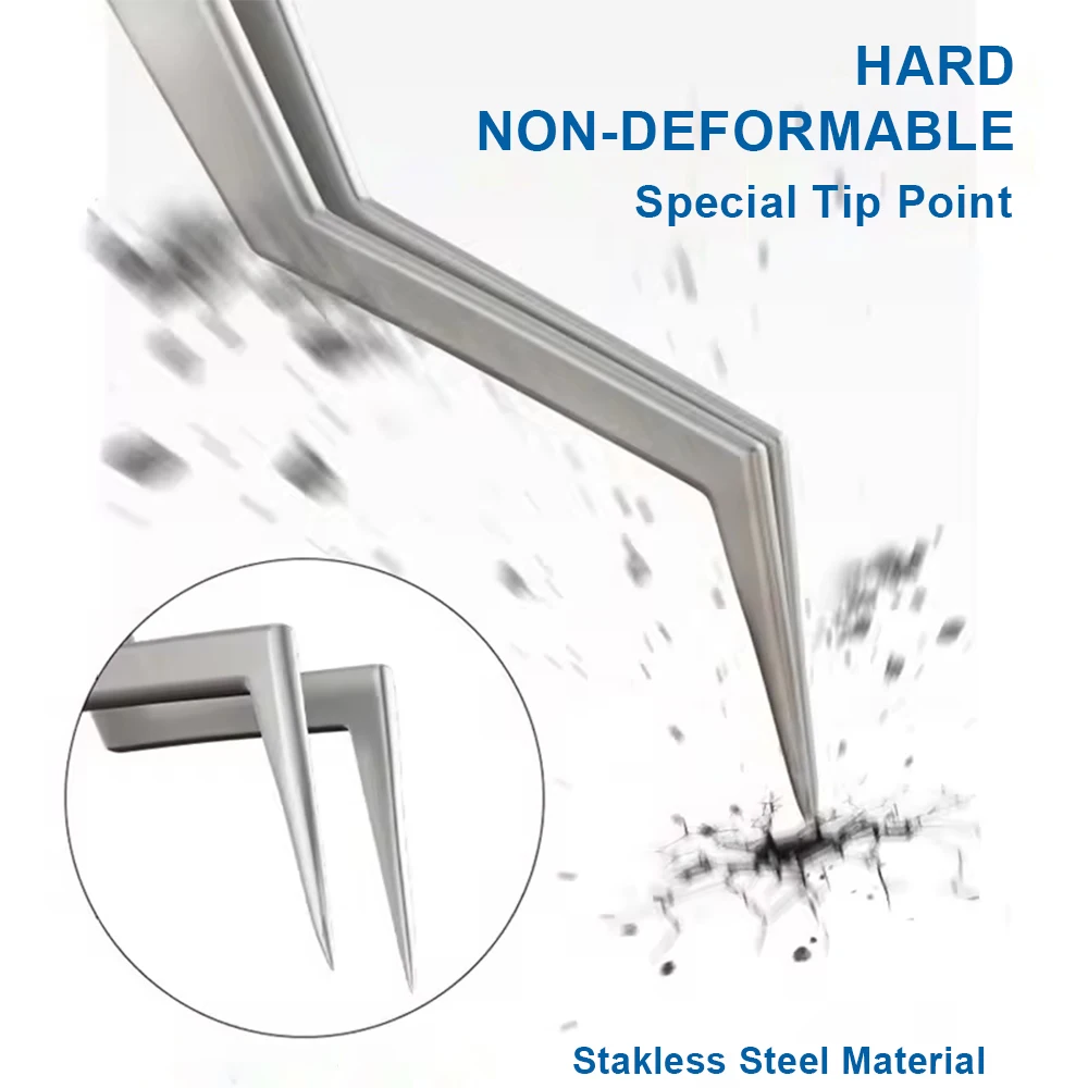 Precision Tweezers Aax-17 Non-magnetic High Hardness Stainless Steel Anti-Corrosion Electronic Component Repair Tool LK-AA305
Precision Tweezers Aax-17 Non-magnetic High Hardness Stainless Steel Anti-Corrosion Electronic Component Repair Tool LK-AA305