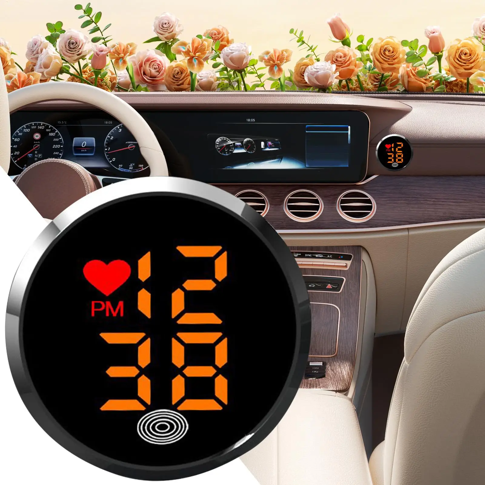 Clock For Car Dashboard Motorbike Adhesive Digital Clocks Stick On Small LED Time Display Watch For Bike Air Vent Truck
Clock For Car Dashboard Motorbike Adhesive Digital Clocks Stick On Small LED Time Display Watch For Bike Air Vent Truck