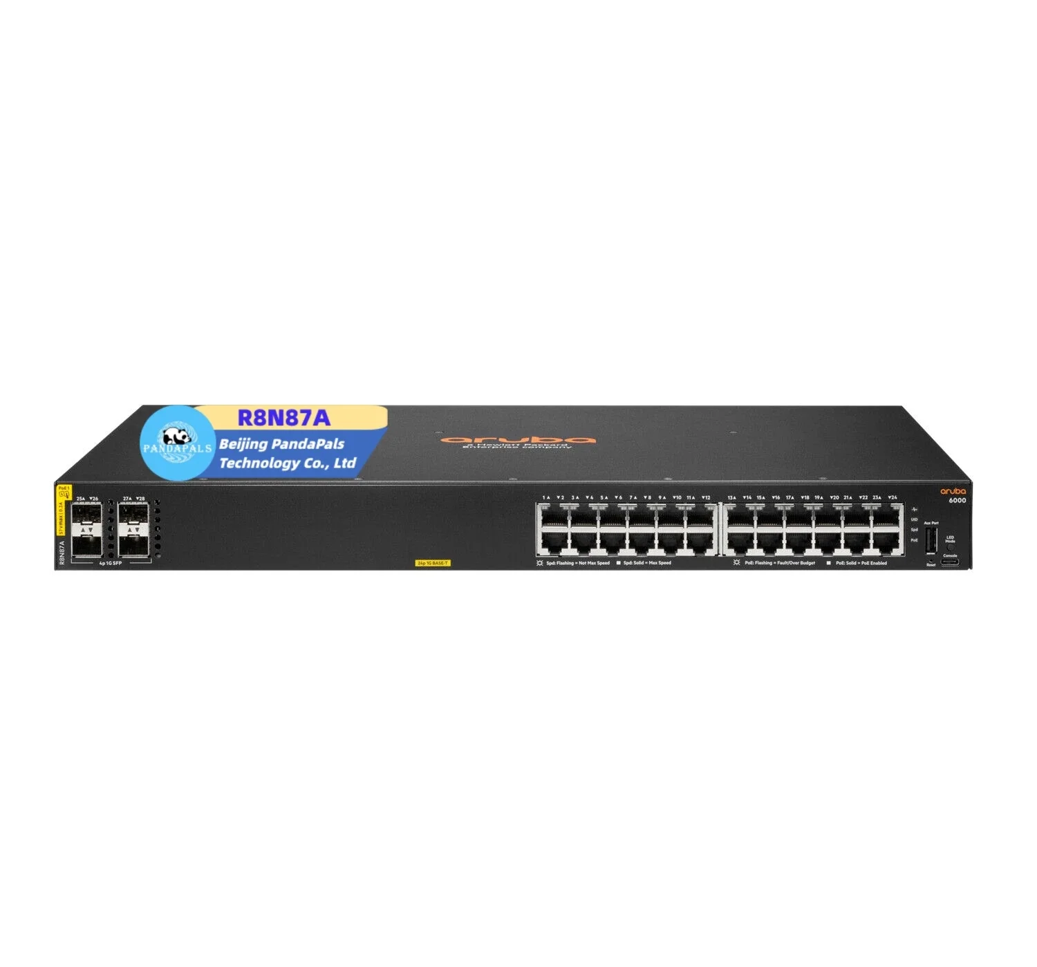 Original new Aruba gigabit ethernet 10gbe 24 port network poe switch R8N87A
Original new Aruba gigabit ethernet 10gbe 24 port network poe switch R8N87A