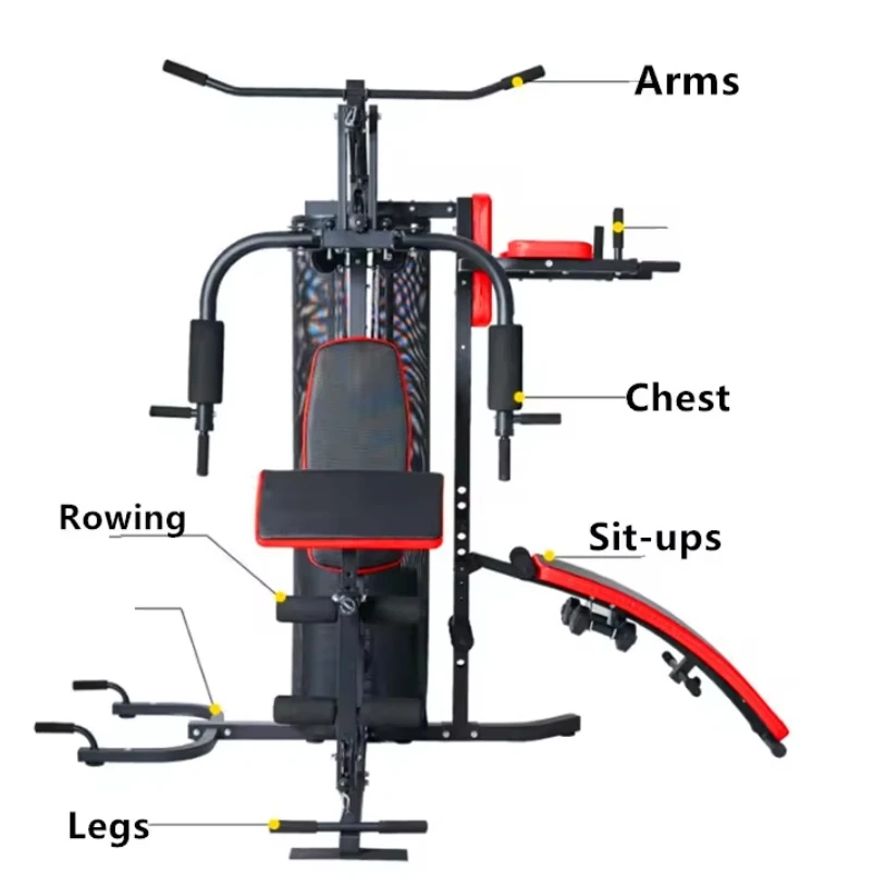 Modern Metal Gym Equipment Fitness Strength Training 5-Station Commercial Use Multi-Function Multigym Heavy Duty
Modern Metal Gym Equipment Fitness Strength Training 5-Station Commercial Use Multi-Function Multigym Heavy Duty