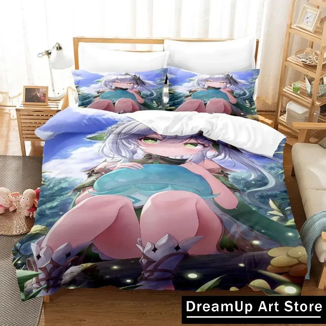 3D Print Game Nahida Genshin Impact Bedding Set Boys Girls Twin Queen Full Size Duvet Cover Pillowcase Bed Adult Bedroom
3D Print Game Nahida Genshin Impact Bedding Set Boys Girls Twin Queen Full Size Duvet Cover Pillowcase Bed Adult Bedroom