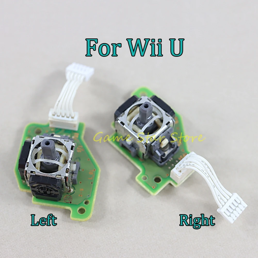 50pcs Original Left Right 3D Analog Stick Joystick with PCB Board Axis Sensor Module For Wii U WIIU Gamepad Controller
50pcs Original Left Right 3D Analog Stick Joystick with PCB Board Axis Sensor Module For Wii U WIIU Gamepad Controller