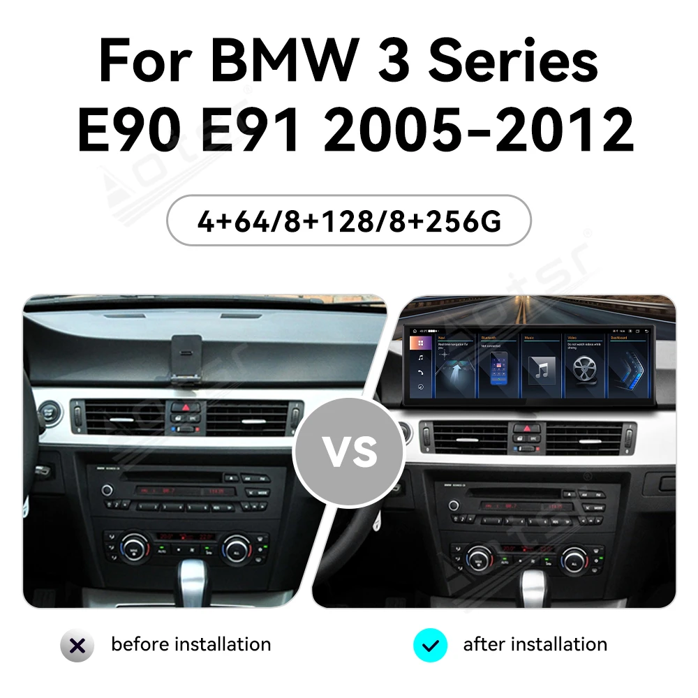 14.9" Android 13 CarPlay Car Radio For BMW 3 Series E90 E91 2005-2012 AI Touch Screen Multimedia Player GPS Navigation Headuint
14.9" Android 13 CarPlay Car Radio For BMW 3 Series E90 E91 2005-2012 AI Touch Screen Multimedia Player GPS Navigation Headuint