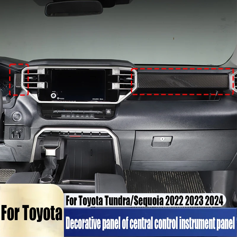 Central control dashboard decorative panel automotive interior decoration supplies For Toyota Tundra/Sequoia 2022 2023 2024
Central control dashboard decorative panel automotive interior decoration supplies For Toyota Tundra/Sequoia 2022 2023 2024
