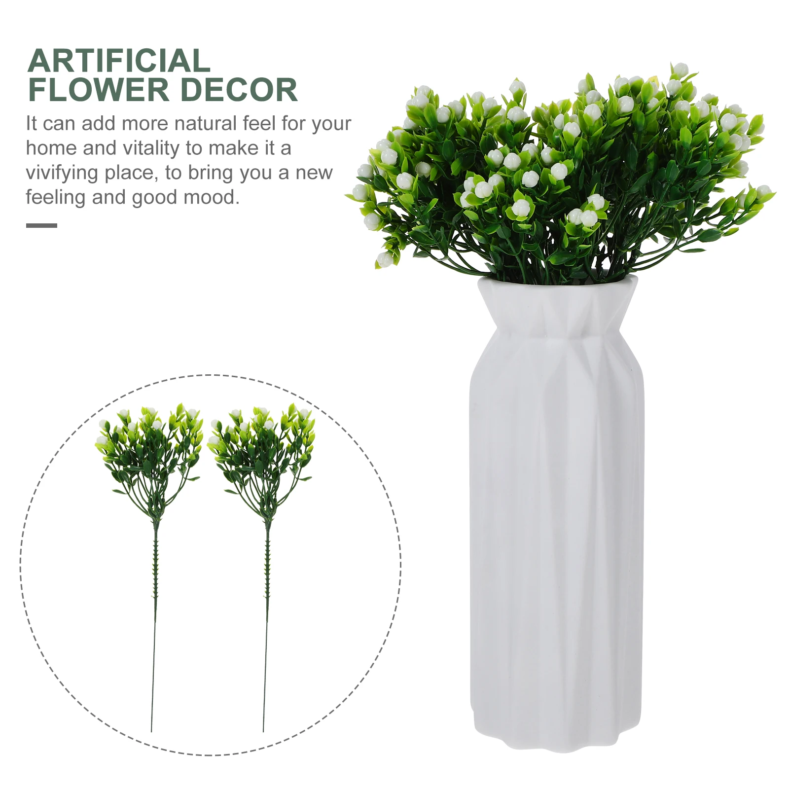 10Pcs Lifelike Flower Picks Simulation Flower Adornment Long Term Appearance Faux Flowers for Home Decor Faux Flowers for Vase
10Pcs Lifelike Flower Picks Simulation Flower Adornment Long Term Appearance Faux Flowers for Home Decor Faux Flowers for Vase