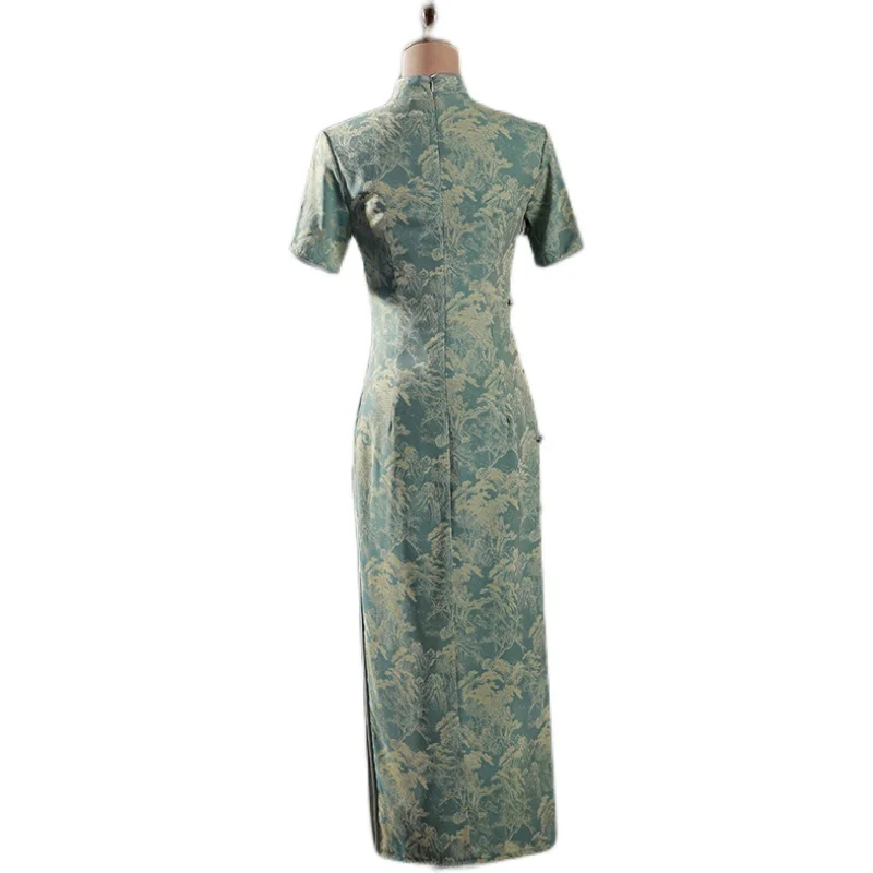 Young Girl's een Dr Retro Sle Long Version Reformed Design Polyester Fiber ort Sve Floral Pattern
Young Girl's een Dr Retro Sle Long Version Reformed Design Polyester Fiber ort Sve Floral Pattern