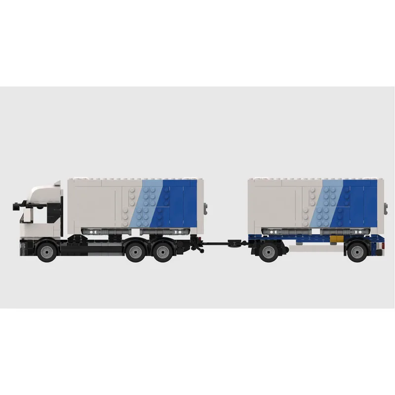 MOC-233428 Грузовой транспортный грузовик и прицеп, модель строительного блока, 812 деталей, игрушка-конструктор на день рождения, подарок для мальчиков и детей
MOC-233428 Грузовой транспортный грузовик и прицеп, модель строительного блока, 812 деталей, игрушка-конструктор на день рождения, подарок для мальчиков и детей