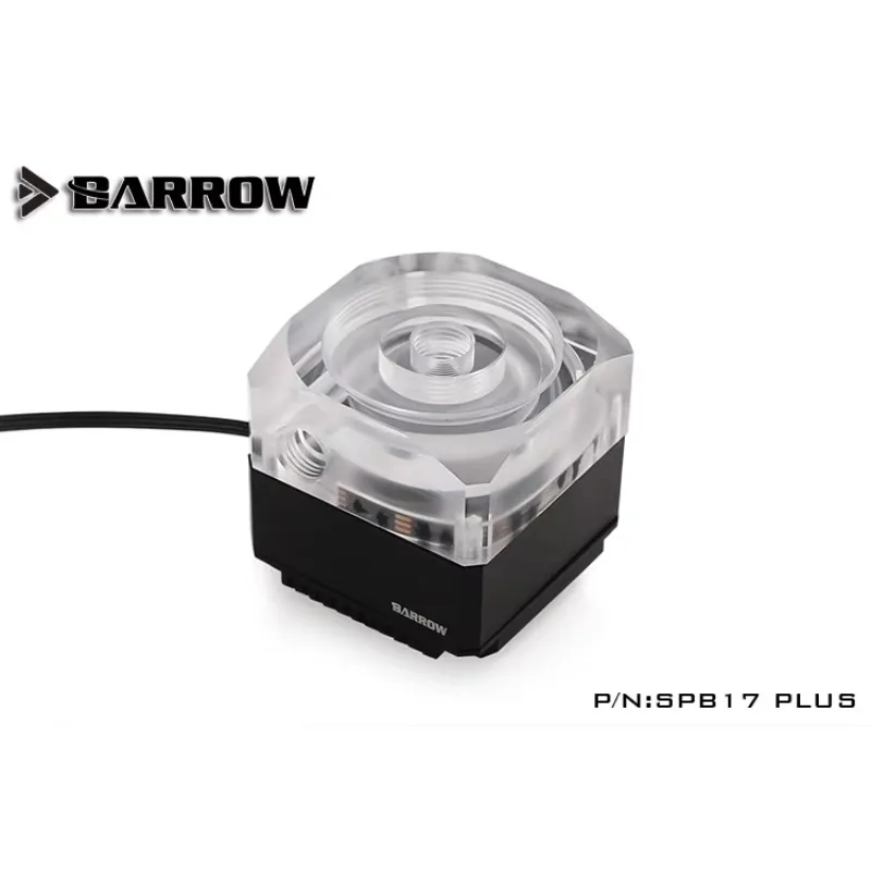 Barrow SPB17 PLUS, PLUS Version 17W PWM Pumps, LRC 2.0 With Aluminum Radiator Cover, Must Install Reservoir To Work
Barrow SPB17 PLUS, PLUS Version 17W PWM Pumps, LRC 2.0 With Aluminum Radiator Cover, Must Install Reservoir To Work