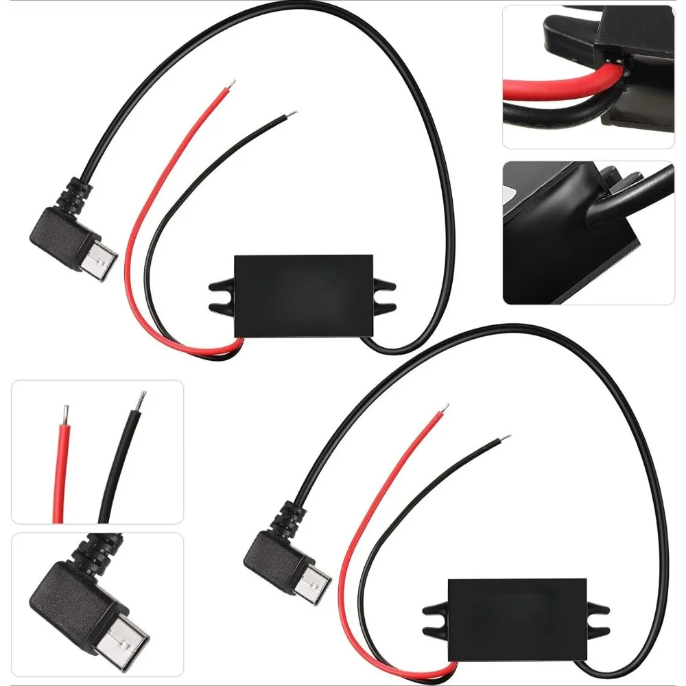 DC/DC 12V To 5V 3A Converter Right Angle Type-C Buck Module Voltage Regulator Power Adapter For GPS Dash Cam Car Radio Walkie
DC/DC 12V To 5V 3A Converter Right Angle Type-C Buck Module Voltage Regulator Power Adapter For GPS Dash Cam Car Radio Walkie