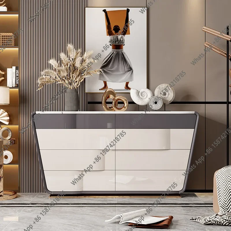 Vi Light Luxury Eight-bucket Cabinet Solid Wood Italian Minimalist Entrance Locker Living Room Dining Side Cabinet Eight Drawers
Vi Light Luxury Eight-bucket Cabinet Solid Wood Italian Minimalist Entrance Locker Living Room Dining Side Cabinet Eight Drawers