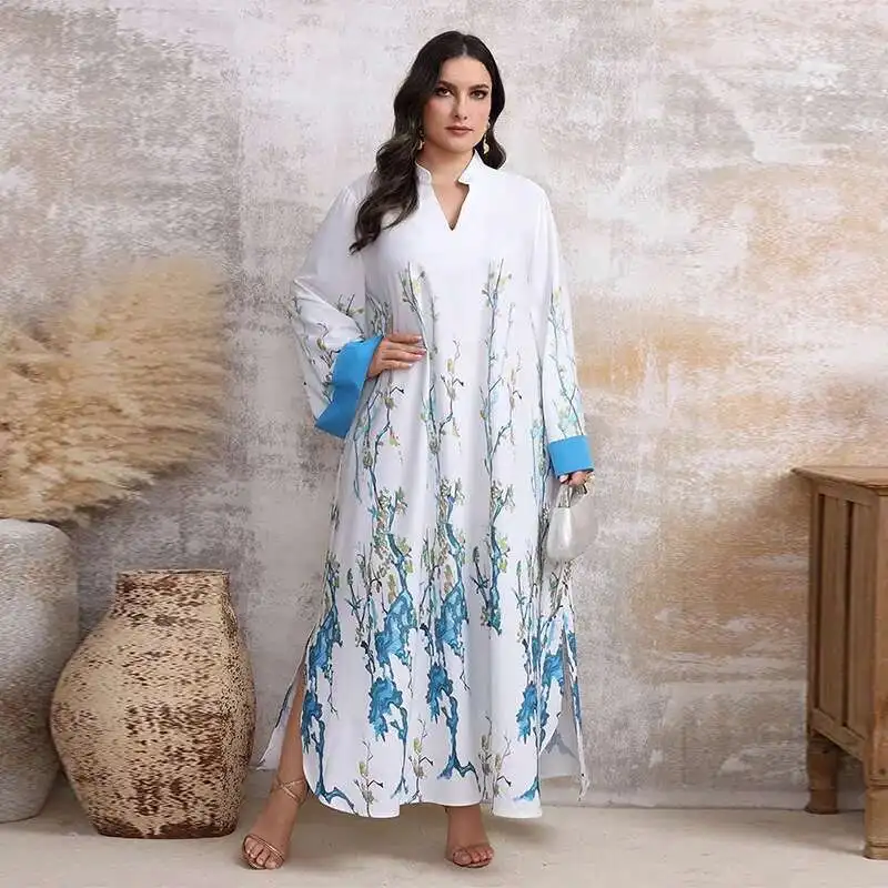 Kyp1159 Arab Dubai Four Sided Elastic Print Large Size Dress Fashion Muslim Clothing Banquet Robe Dubai Luxury Islam Elegant
Kyp1159 Arab Dubai Four Sided Elastic Print Large Size Dress Fashion Muslim Clothing Banquet Robe Dubai Luxury Islam Elegant