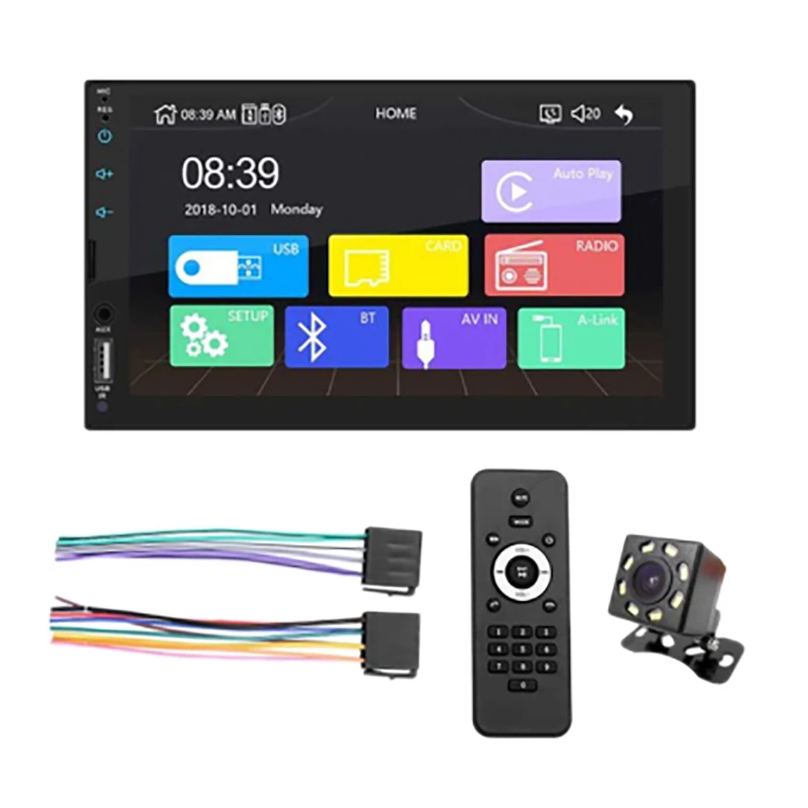 2 Din for Carplay Car Radio Bluetooth Android Auto Stereo 7 inch Touch Screen MP5 Player USB ISO Audio System X2
2 Din for Carplay Car Radio Bluetooth Android Auto Stereo 7 inch Touch Screen MP5 Player USB ISO Audio System X2