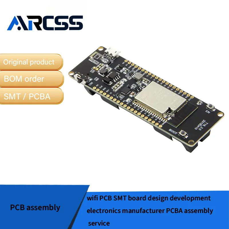 wifi PCB SMT board design development electronics manufacturer PCBA assembly service
wifi PCB SMT board design development electronics manufacturer PCBA assembly service