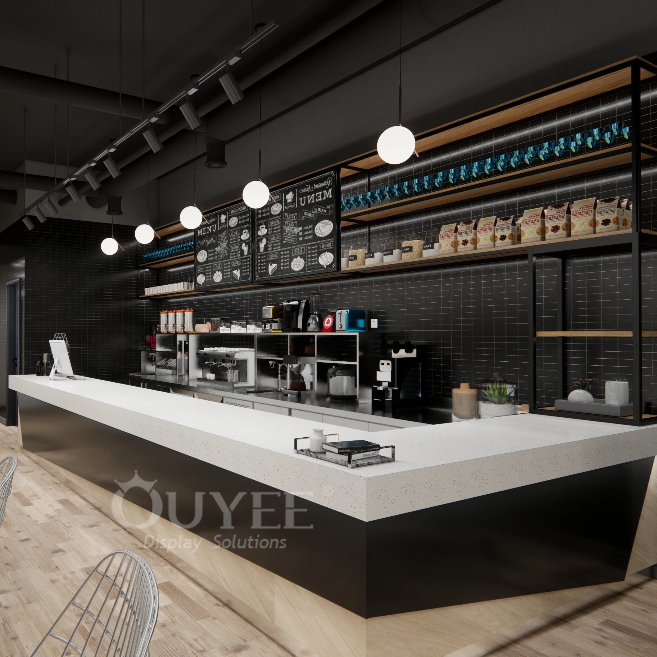 Customizable Airport Shopping Mall Wooden Interior Coffee Shop Design bar Counter Design
Customizable Airport Shopping Mall Wooden Interior Coffee Shop Design bar Counter Design