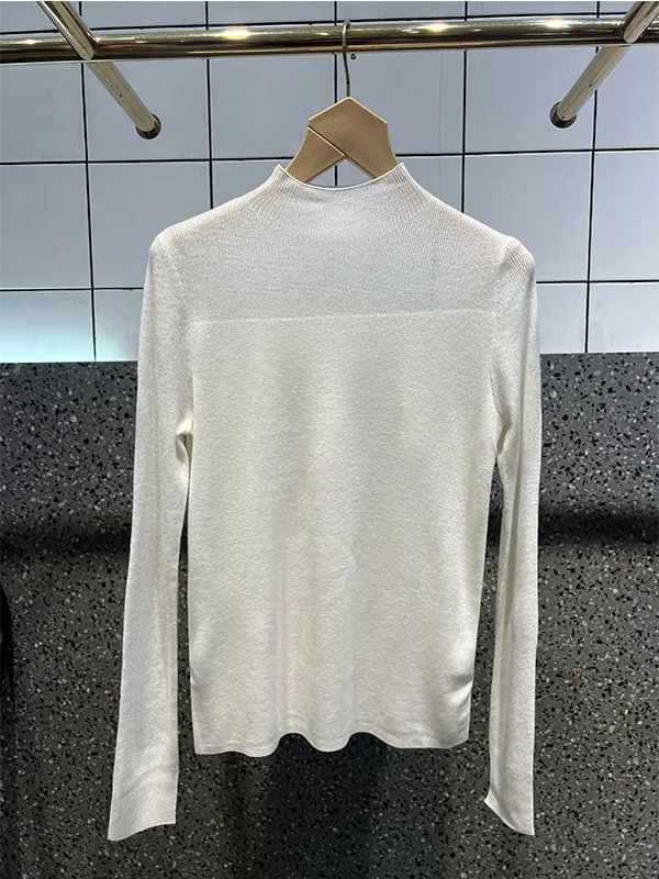 2025 Winter New Sle Women's Slim Fit Wool Knitted Base irt Semi-Transparent Faionable Top Long Sve Commute Sle
2025 Winter New Sle Women's Slim Fit Wool Knitted Base irt Semi-Transparent Faionable Top Long Sve Commute Sle