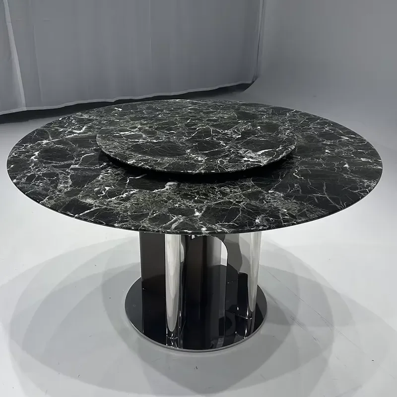 Designer Home Furniture Dining Room Dining Table Black Marble Stainless Steel Restaurant Dining Tables
Designer Home Furniture Dining Room Dining Table Black Marble Stainless Steel Restaurant Dining Tables