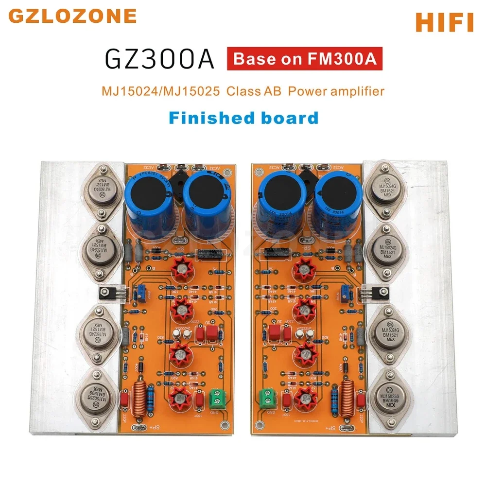 Усилитель мощности класса AB GZ300A HIFI MJ15024/MJ15025, набор «сделай сам»/готовая плата на базе FM300A
Усилитель мощности класса AB GZ300A HIFI MJ15024/MJ15025, набор «сделай сам»/готовая плата на базе FM300A