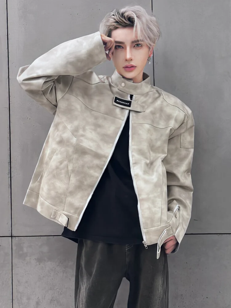 Американский мотоциклетный джет из искусственной кожи, мужской весенне-осенний дизайн, костюм для верховой езды CleanFit, украшенная молнией и подставкой
Американский мотоциклетный джет из искусственной кожи, мужской весенне-осенний дизайн, костюм для верховой езды CleanFit, украшенная молнией и подставкой