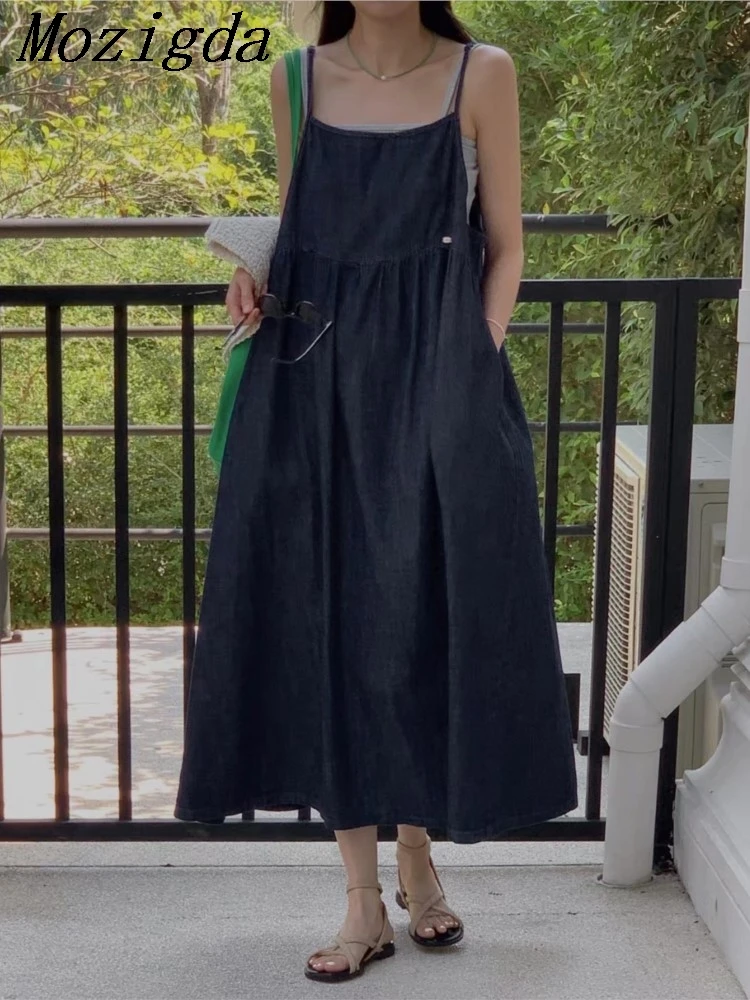 Summer Sleeveless Slip Dress Women Ruffle Pleated Loose Korean Style Ladies Dresses Fashion A-Line Casual Woman Long Dress
Summer Sleeveless Slip Dress Women Ruffle Pleated Loose Korean Style Ladies Dresses Fashion A-Line Casual Woman Long Dress
