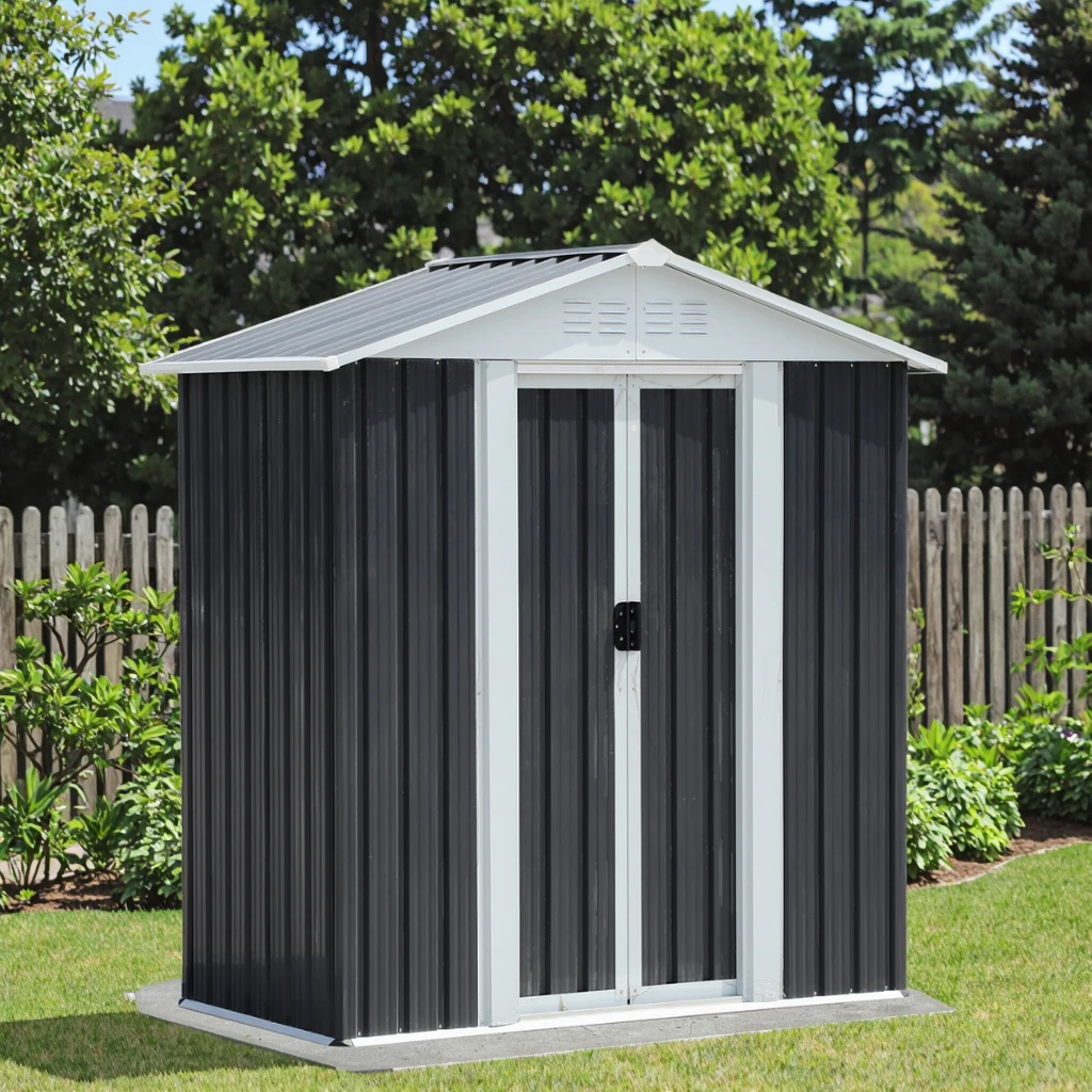 Factory Wholesale Shed Outdoor Galvanized Metal Garden Sheds with Lockable Door for Backyard Patio Lawn Green 5X3FT
Factory Wholesale Shed Outdoor Galvanized Metal Garden Sheds with Lockable Door for Backyard Patio Lawn Green 5X3FT