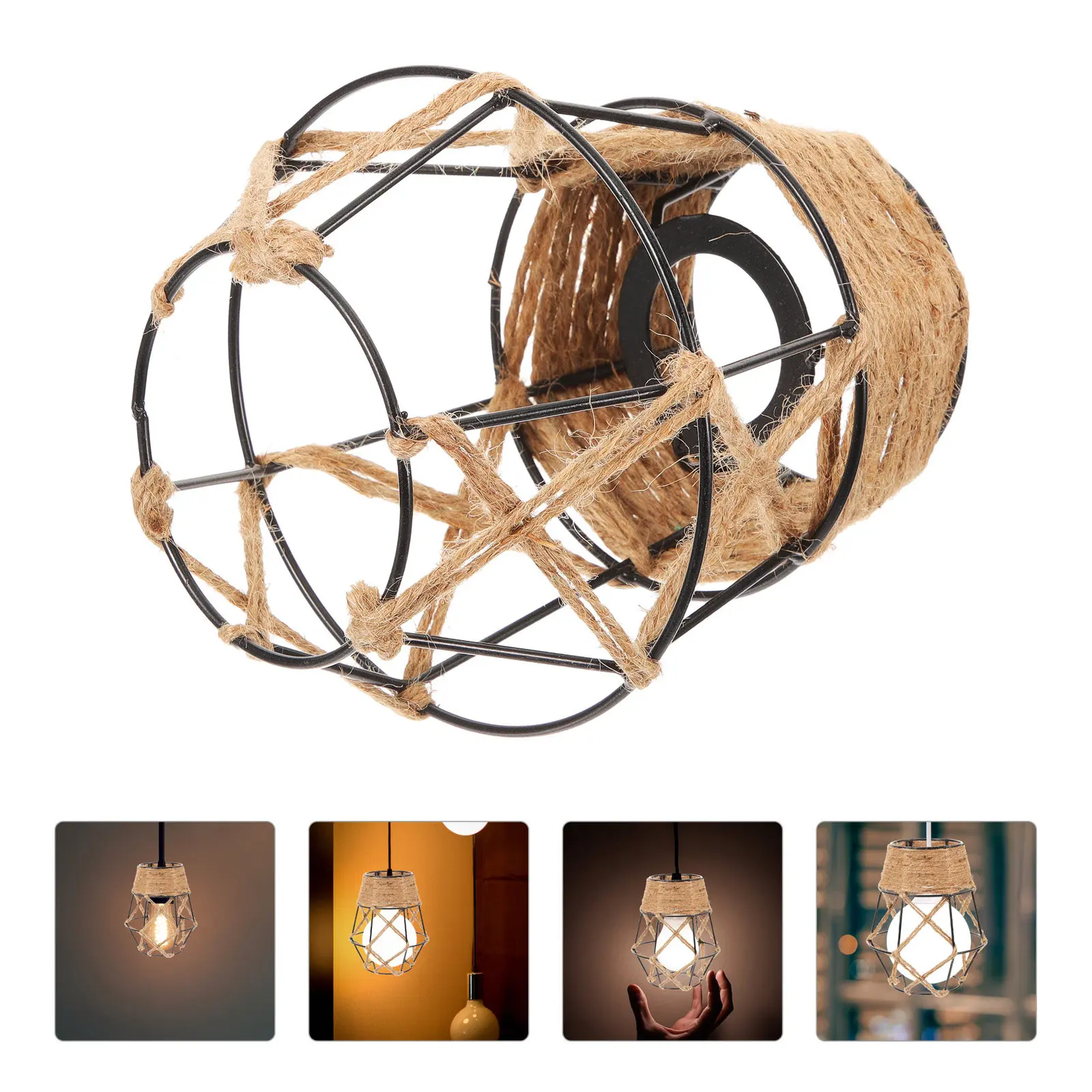 Retro Lamp Shade Woven Pendant Light Cover For Chandelier Rustic Farmhouse Decorative Ceiling Lampshade Replacement Large
Retro Lamp Shade Woven Pendant Light Cover For Chandelier Rustic Farmhouse Decorative Ceiling Lampshade Replacement Large