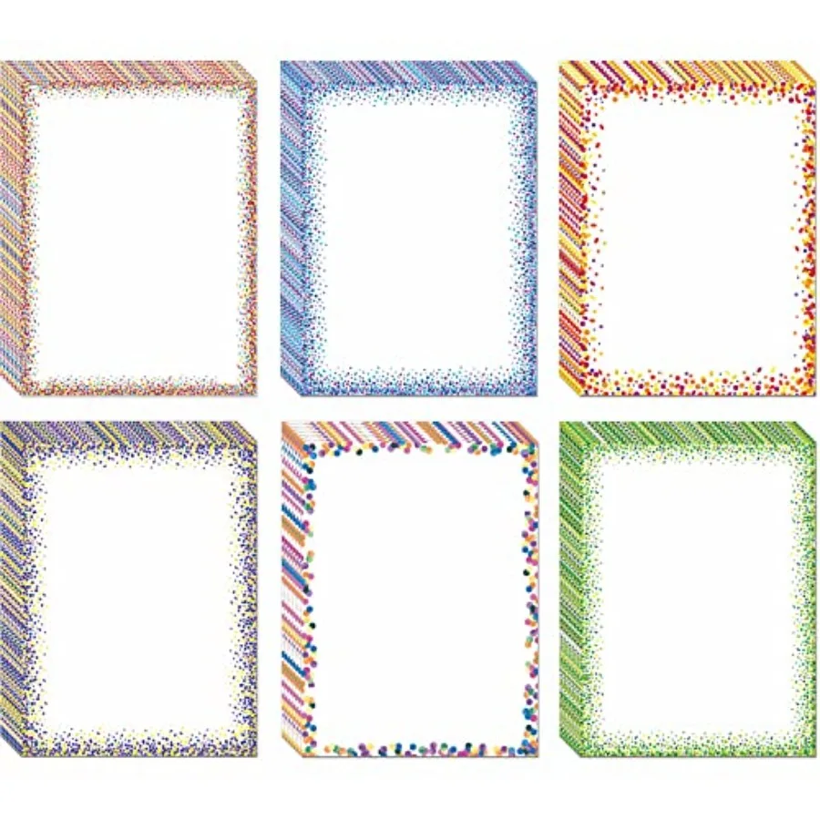 Thicker Colorful Stationery Paper, Aesthetic Paper 8.5 x 11", 48 Sheets, 6 Styles, Double Sided, Pretty Paper, Decorative Scrap
Thicker Colorful Stationery Paper, Aesthetic Paper 8.5 x 11", 48 Sheets, 6 Styles, Double Sided, Pretty Paper, Decorative Scrap