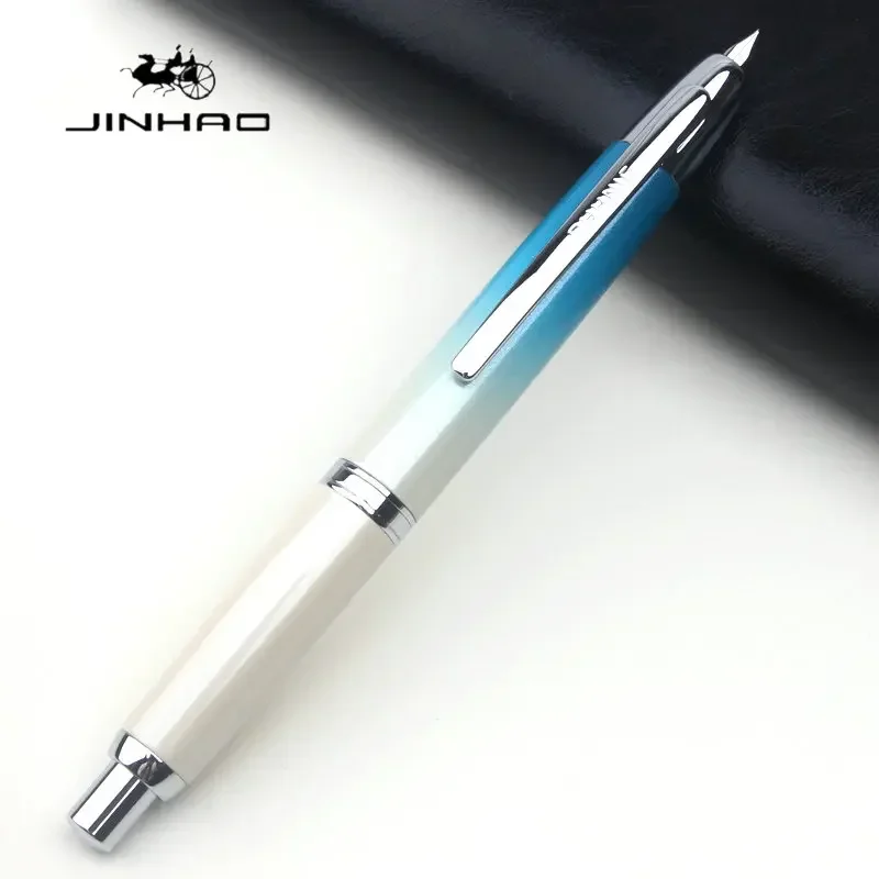 JINHAO 10 Promotion Metal Gradient Blue Press Fountain Pen Pattern Design EF F Nib Writing Ink School Office Supplies Gifts
JINHAO 10 Promotion Metal Gradient Blue Press Fountain Pen Pattern Design EF F Nib Writing Ink School Office Supplies Gifts