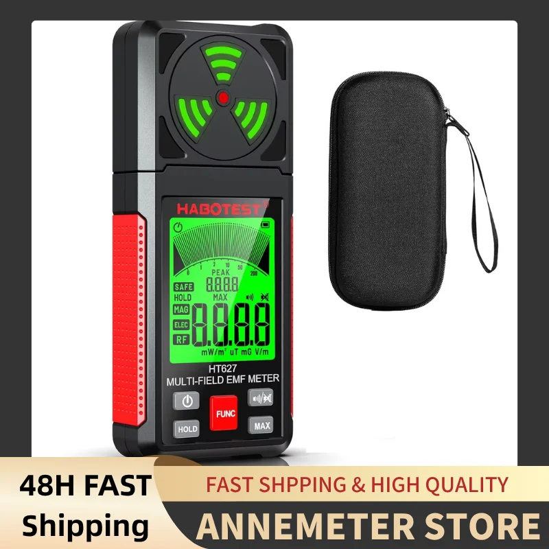 3-in-1 EMF Meter-Electromagnetic Field Radiation Detector for EF, MF, RF,deal for Home, Office, Outdoor Use & Ghost Hunting
3-in-1 EMF Meter-Electromagnetic Field Radiation Detector for EF, MF, RF,deal for Home, Office, Outdoor Use & Ghost Hunting