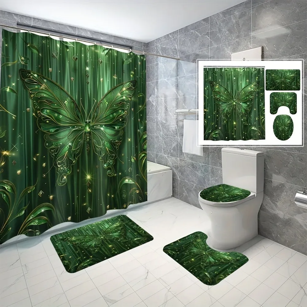 Tropical Jungle Bathroom Four-Piece Set, Vibrant and Natural Bath Accessories with a Rainforest Design
Tropical Jungle Bathroom Four-Piece Set, Vibrant and Natural Bath Accessories with a Rainforest Design