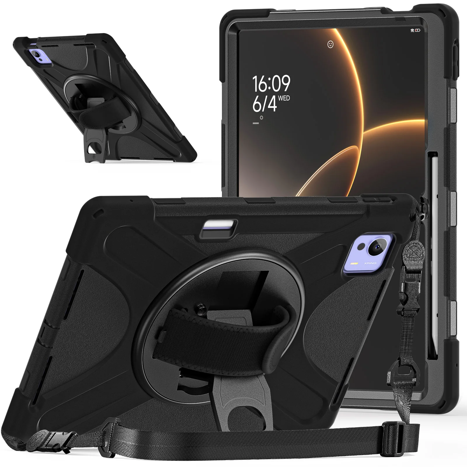 Rugged Hybrid Kickstand Case For Xiaomi Pad 7 Ultra 2025 14.0 inch 360 Rotatable Heavy Duty Cover Shockproof With Shoulder Strap
Rugged Hybrid Kickstand Case For Xiaomi Pad 7 Ultra 2025 14.0 inch 360 Rotatable Heavy Duty Cover Shockproof With Shoulder Strap