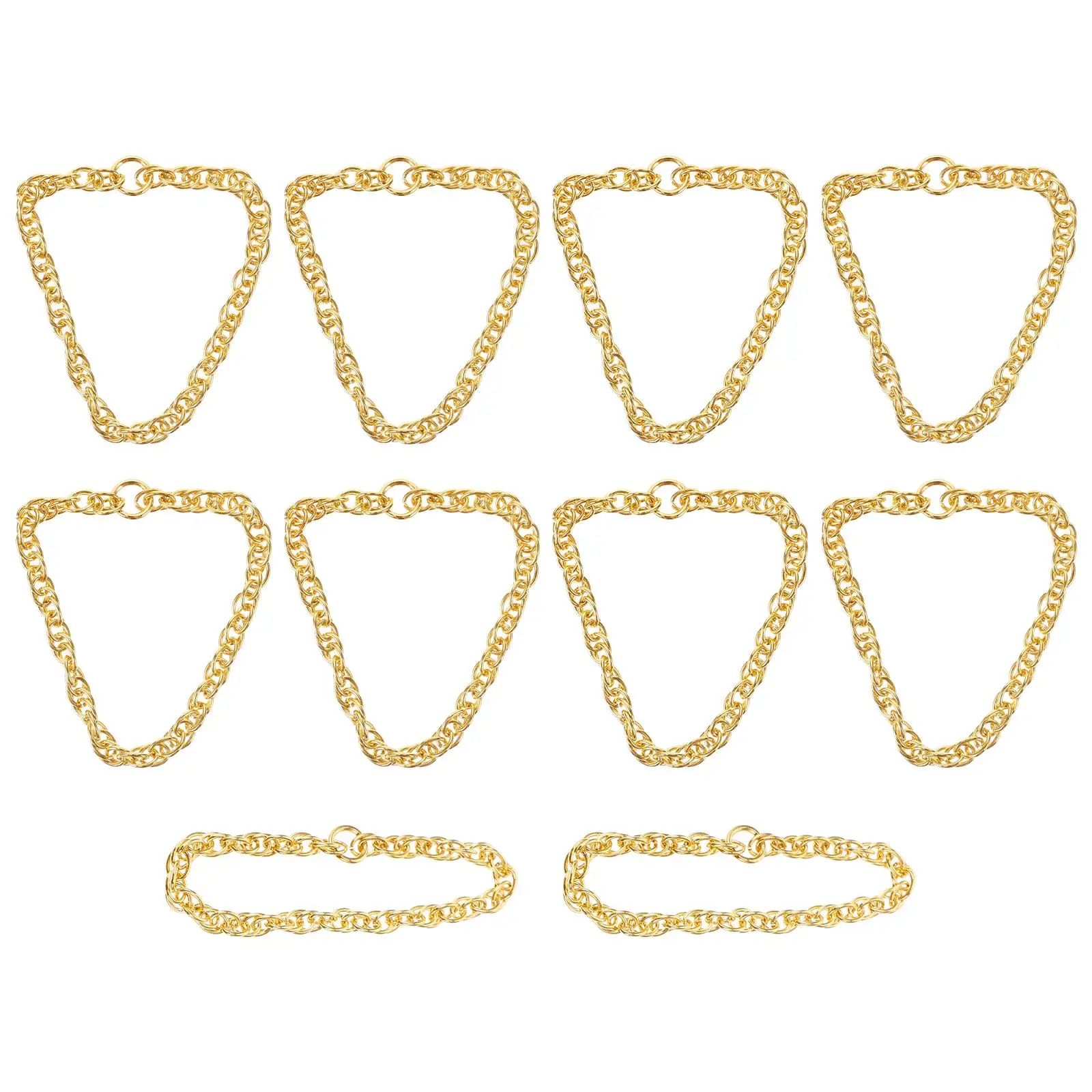 10pcs Diy Chain Accessories For Mini Duck Toys Simulated Metal Chain Necklace Toy Decorative Necklace Chain Dolls Toy
10pcs Diy Chain Accessories For Mini Duck Toys Simulated Metal Chain Necklace Toy Decorative Necklace Chain Dolls Toy