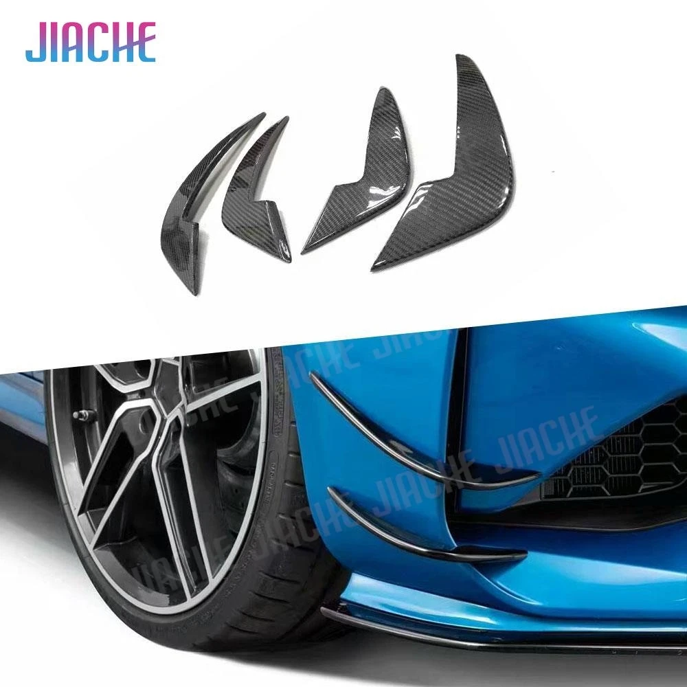 Carbon Fiber Canards Fin Flaps Trim Front Bumper Splitter For BMW 2 Series F87 M2 2016 2017 2018 Car Styling
Carbon Fiber Canards Fin Flaps Trim Front Bumper Splitter For BMW 2 Series F87 M2 2016 2017 2018 Car Styling