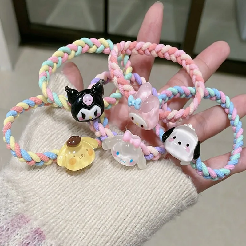 2pcs Kawaii Sanrio Anime Pochacco Cinnamoroll Hairrope Cute Cartoon My Melody High-elasticity Hair Tie Pendant Gifts Toys
2pcs Kawaii Sanrio Anime Pochacco Cinnamoroll Hairrope Cute Cartoon My Melody High-elasticity Hair Tie Pendant Gifts Toys