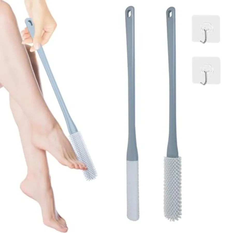 Toe Cleaning Brush, 15.7" Feet Scrubber with Long Handle - Shower Feet Brush Soft Feet Care Scrub Toe Scrubber for Exfoliating
Toe Cleaning Brush, 15.7" Feet Scrubber with Long Handle - Shower Feet Brush Soft Feet Care Scrub Toe Scrubber for Exfoliating