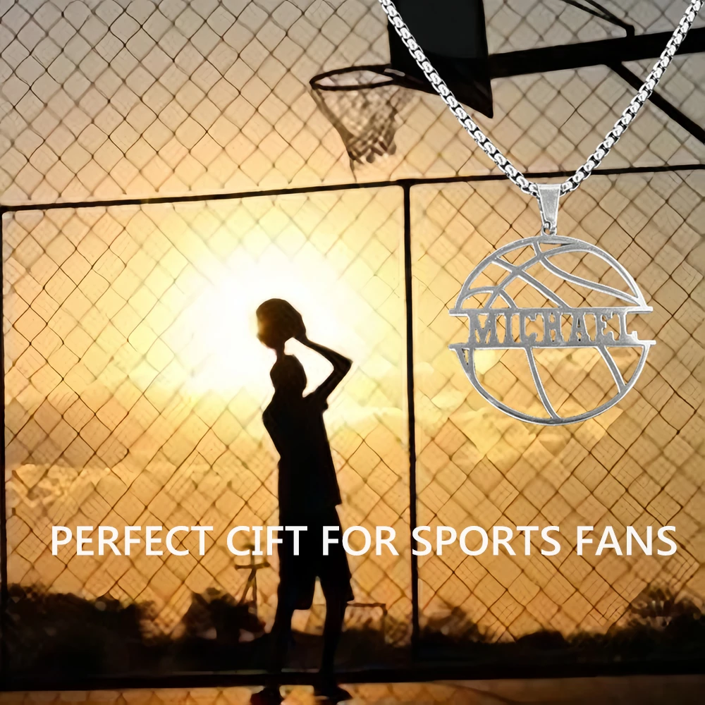 Custom Name Necklace basketball Sports Style Personalized Men Customized Chains Stainless Steel For Male Jewelry Birthday Gifts
Custom Name Necklace basketball Sports Style Personalized Men Customized Chains Stainless Steel For Male Jewelry Birthday Gifts