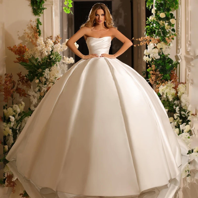 Eightree Formal Wedding Dresses 2023 A-Line Strapless Princess Bride Dress Boho Beach Wedding Evening Prom Ball Gowns Plus Size
Eightree Formal Wedding Dresses 2023 A-Line Strapless Princess Bride Dress Boho Beach Wedding Evening Prom Ball Gowns Plus Size