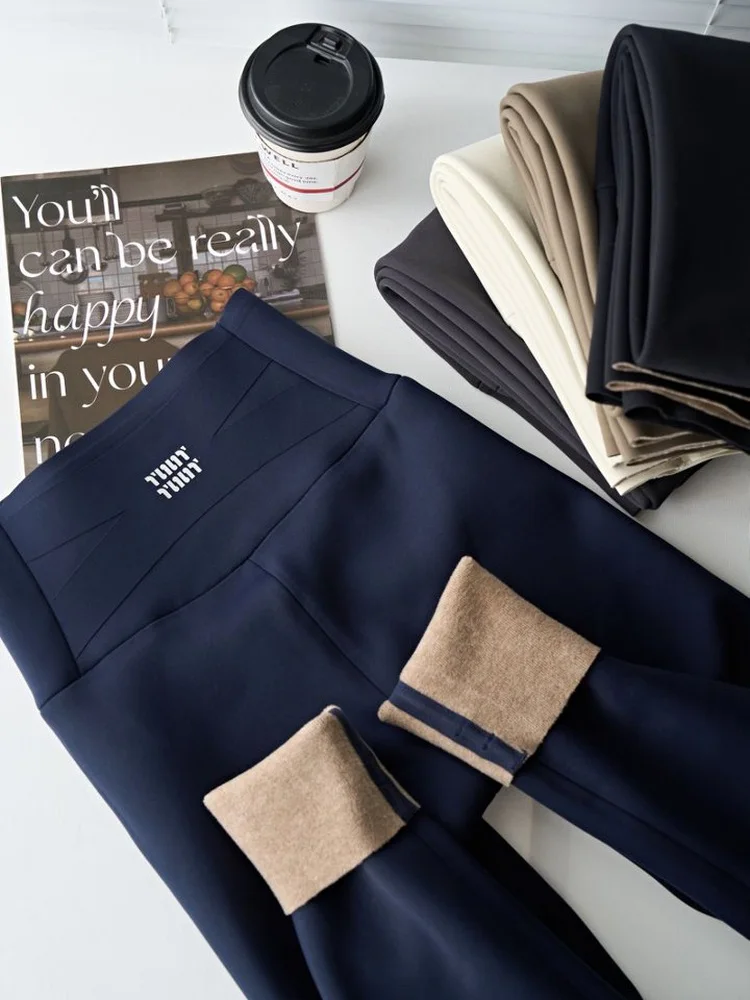 Women's High-Waist Fce-Lined Thi Yoga Pants arkskin Design Autumn Base Layer Pants Warm Woolen Casual Leggings
Women's High-Waist Fce-Lined Thi Yoga Pants arkskin Design Autumn Base Layer Pants Warm Woolen Casual Leggings