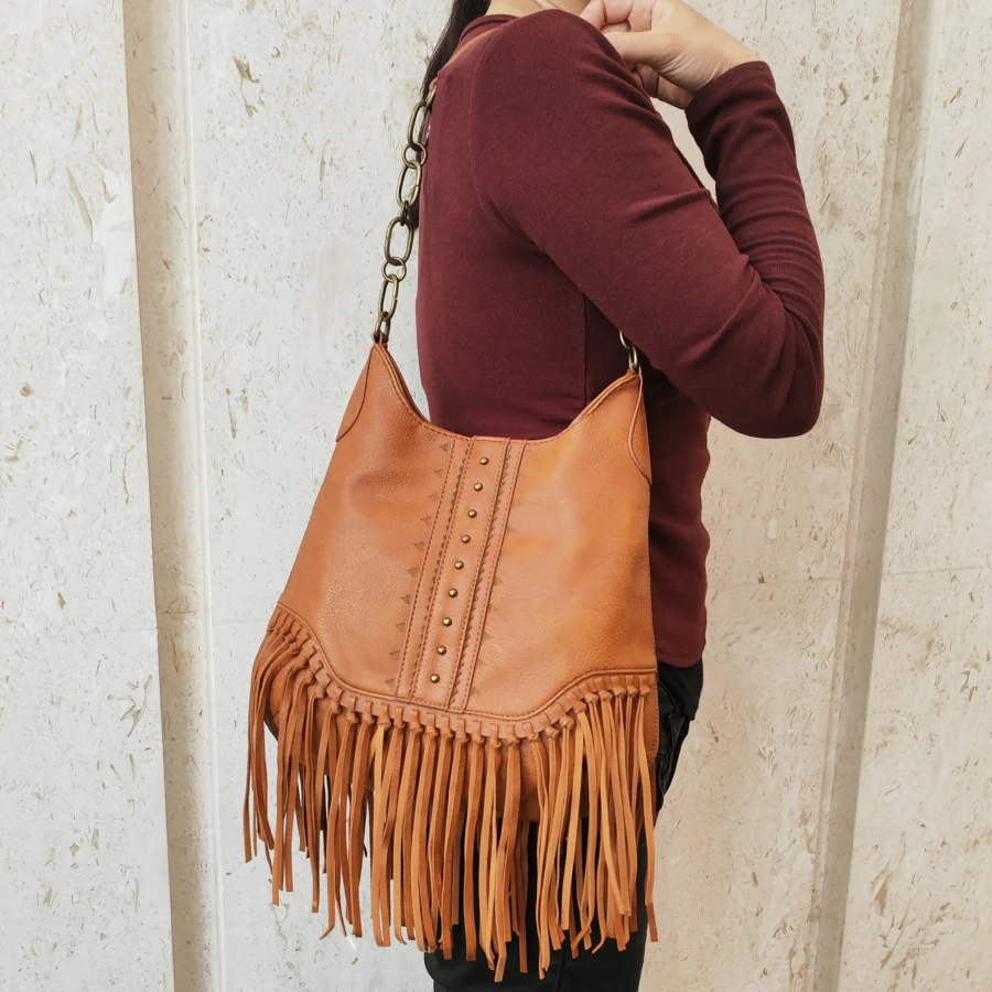 Vintage Women Handbags PU Leather Tote Bag Tassel High Qualtiy Chain Shoulder Bag National style Gifts Satchel
Vintage Women Handbags PU Leather Tote Bag Tassel High Qualtiy Chain Shoulder Bag National style Gifts Satchel