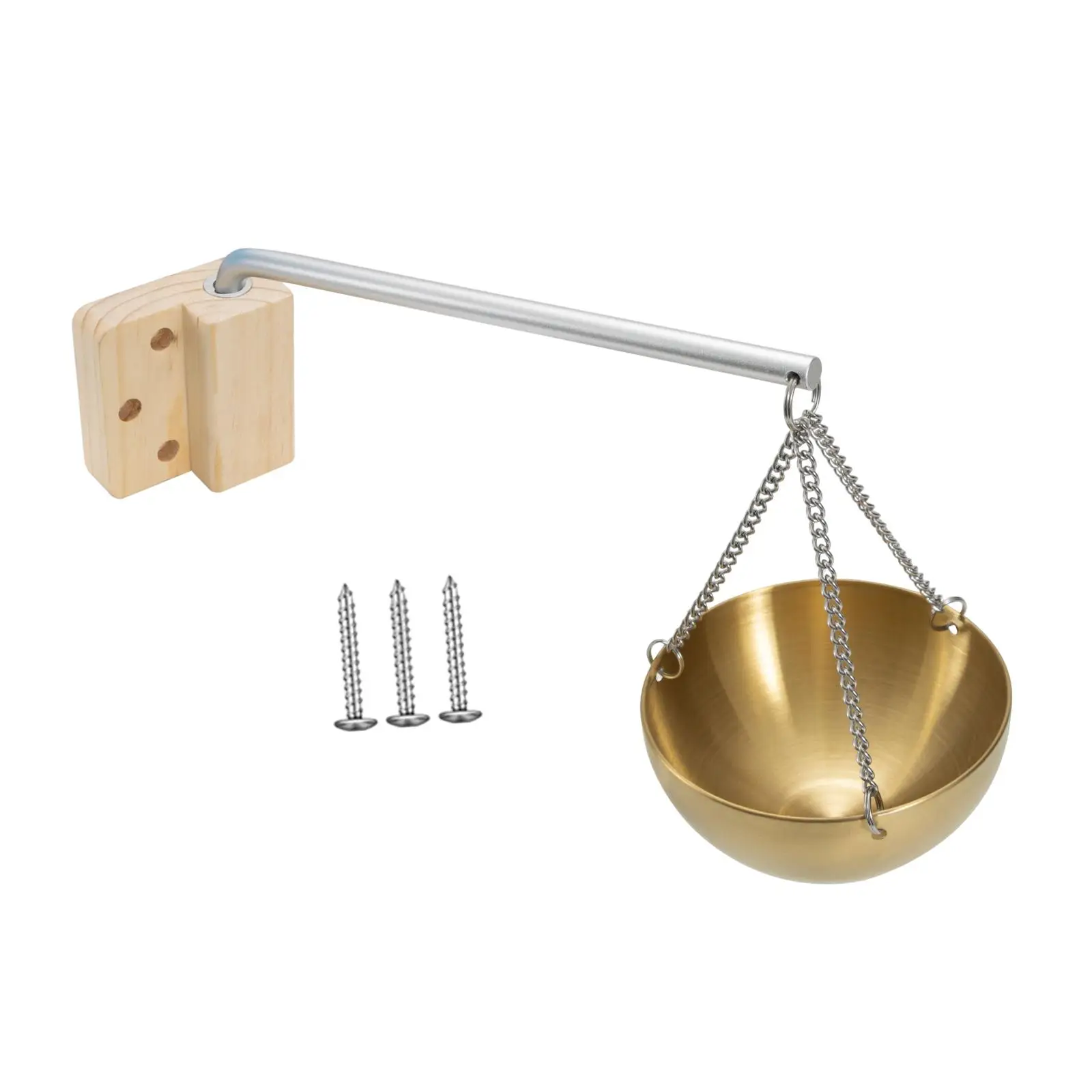 Stainless Steel Sauna Oil Cup, Portable Essential Oil Bowl with Wood Plate and Screws
Stainless Steel Sauna Oil Cup, Portable Essential Oil Bowl with Wood Plate and Screws