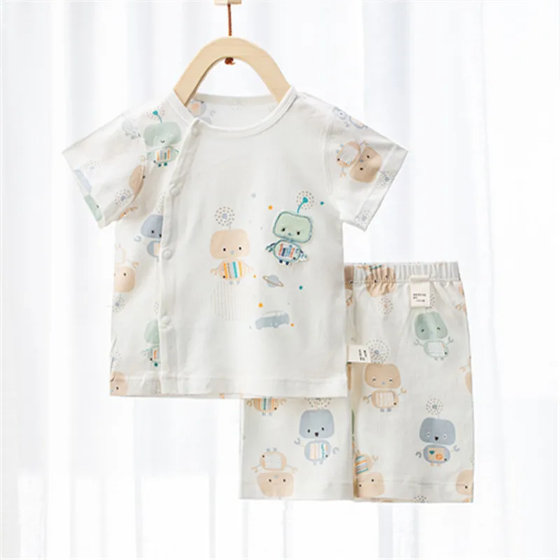 Baby Kids Set Summer Pure Cotton Short Sleeve Top +Shorts Suit Kids Clothes Sets
Baby Kids Set Summer Pure Cotton Short Sleeve Top +Shorts Suit Kids Clothes Sets