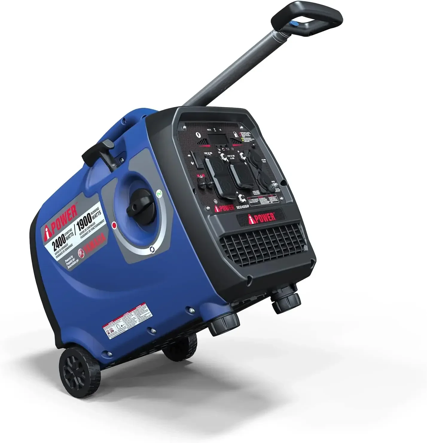 A Portable Inverter Generator 2400W Ultra-Quiet Powered By Yamaha Engine RV Ready EPA & CARB Compliant Ultra Light weight
A Portable Inverter Generator 2400W Ultra-Quiet Powered By Yamaha Engine RV Ready EPA & CARB Compliant Ultra Light weight