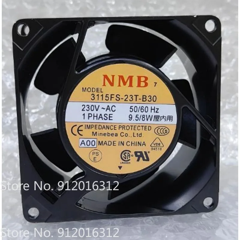 New Fan for NMB 230V 9.5/8 W 3115FS-23T-B30-A00 Cooling Fan 8CM AC fan high temperature 8038 80 * 80 * 38MM
New Fan for NMB 230V 9.5/8 W 3115FS-23T-B30-A00 Cooling Fan 8CM AC fan high temperature 8038 80 * 80 * 38MM