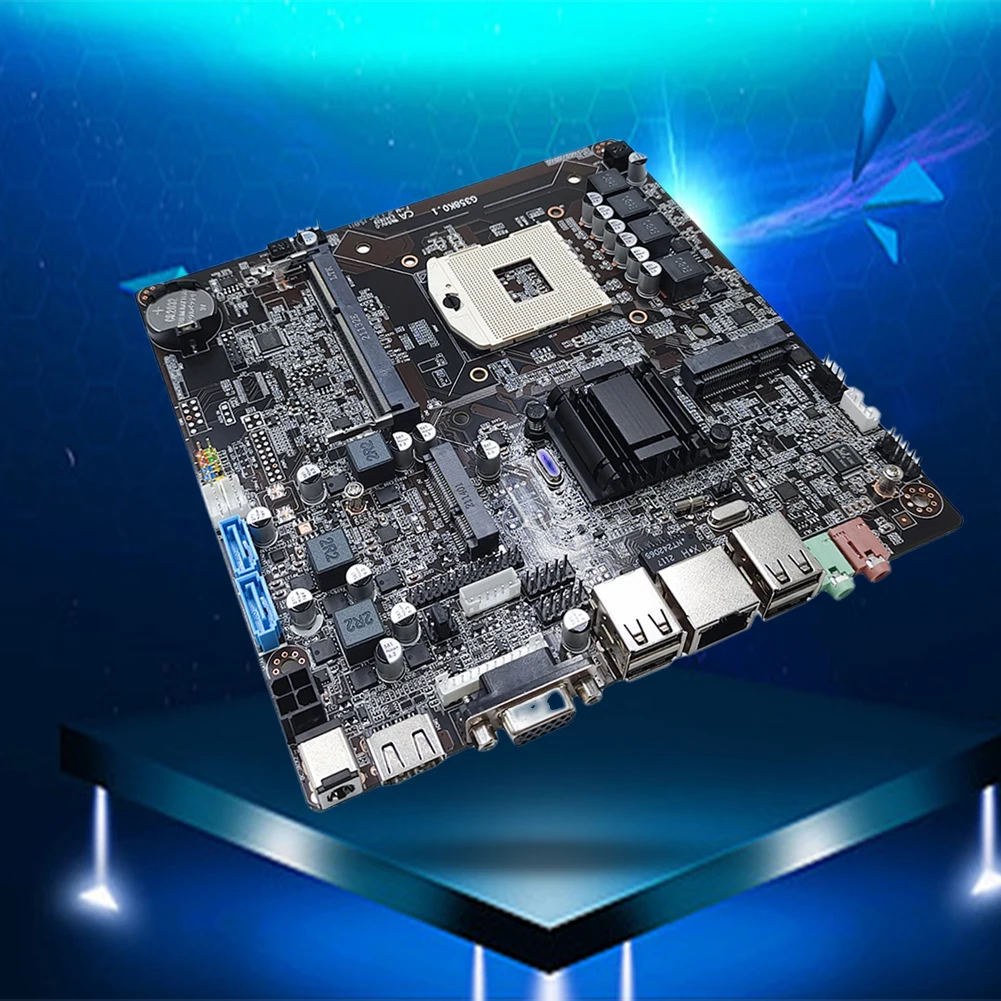 Материнская плата HM65 Micro-ITX с поддержкой DDR3 1066/1033/1600 LGA988, материнская плата для настольных ПК, универсальная материнская плата компьютера, 16 ГБ памяти 
Материнская плата HM65 Micro-ITX с поддержкой DDR3 1066/1033/1600 LGA988, материнская плата для настольных ПК, универсальная материнская плата компьютера, 16 ГБ памяти