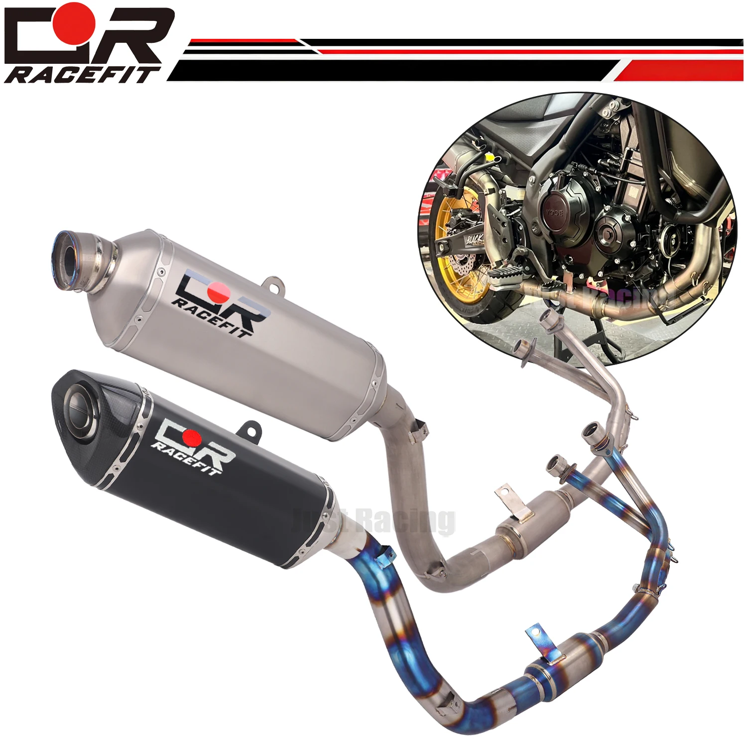 For Voge DS625X ds625 X Titanium Alloy Exhaust System Front Link Mid Pipe Slip on Muffler
For Voge DS625X ds625 X Titanium Alloy Exhaust System Front Link Mid Pipe Slip on Muffler