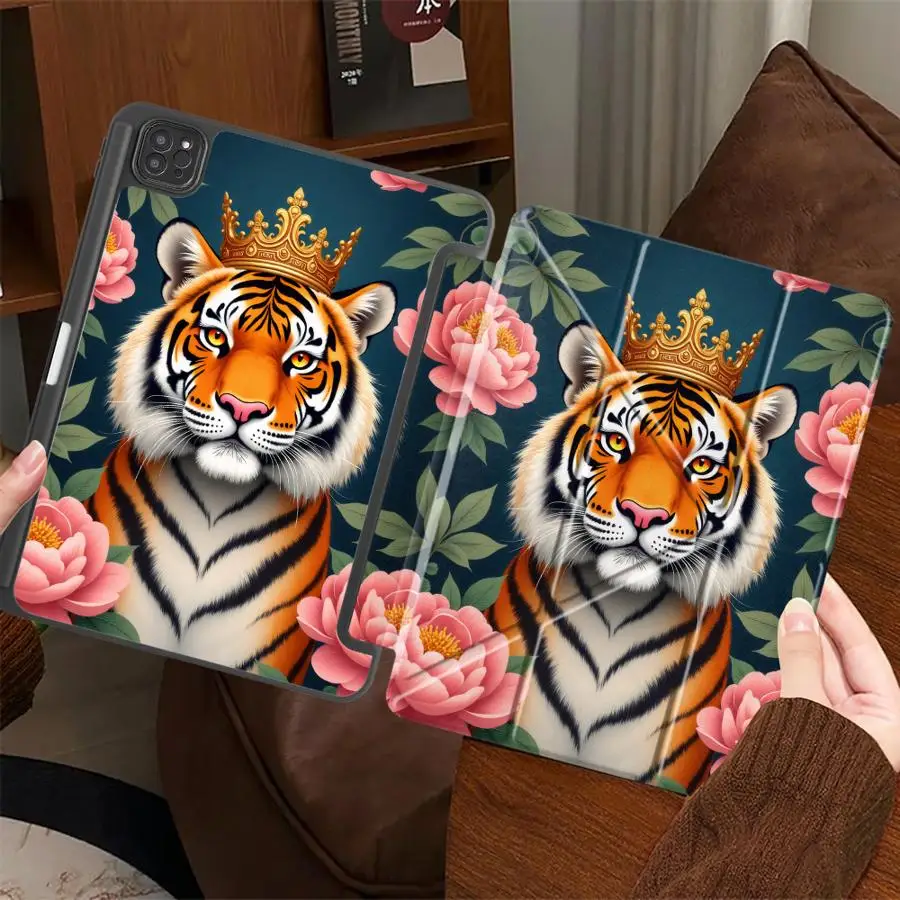 Чехол-подставка King Tiger для планшетов iPad Mini 6, 7, Pro 2025, Air 4, 5, M3, M2, 1, 2, M4, 11 дюймов, Pro 11-го, 10-го, 9-го, 8-го, 7-го поколений, 12.9 дюймов
Чехол-подставка King Tiger для планшетов iPad Mini 6, 7, Pro 2025, Air 4, 5, M3, M2, 1, 2, M4, 11 дюймов, Pro 11-го, 10-го, 9-го, 8-го, 7-го поколений, 12.9 дюймов