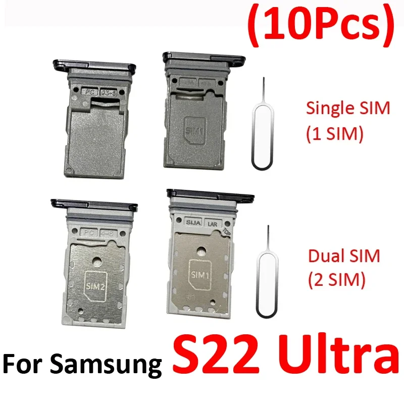 10 шт. для Samsung Galaxy S22 Ultra S908 S908B S908U телефон SIM чип лоток для карты слот держатель адаптер части
10 шт. для Samsung Galaxy S22 Ultra S908 S908B S908U телефон SIM чип лоток для карты слот держатель адаптер части