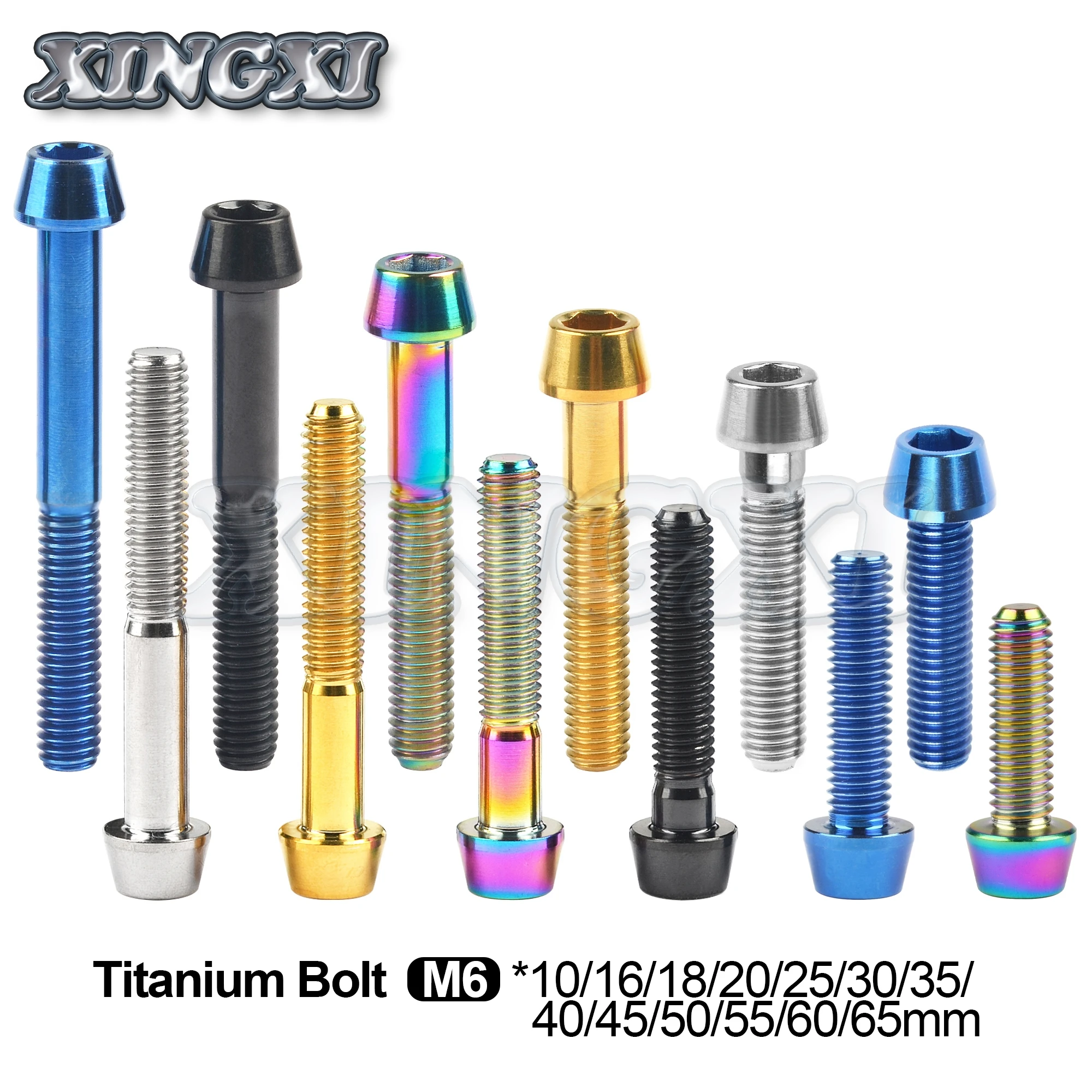 Xingxi титановый M6x10 16 18 20 25 30 35 40 45 50 55 60 65 мм шестигранный ключ коническая головка винт для велосипедной гарнитуры тормоз велосипедные болты
Xingxi титановый M6x10 16 18 20 25 30 35 40 45 50 55 60 65 мм шестигранный ключ коническая головка винт для велосипедной гарнитуры тормоз велосипедные болты