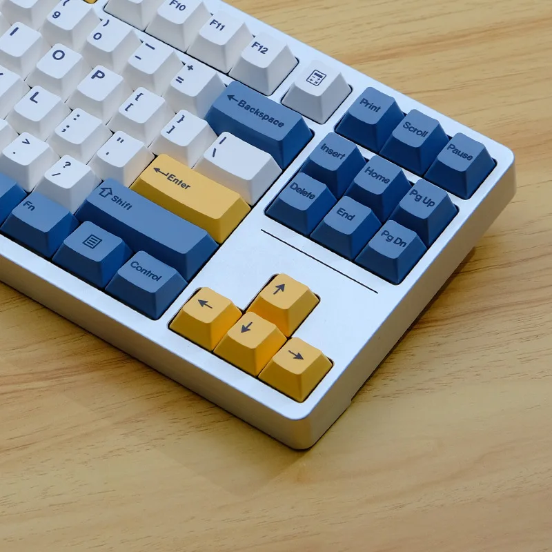 Apricot yellow color scheme simple keycap original height PBT hot sublimation English Korean mechanical keyboard keycap MAC comp
Apricot yellow color scheme simple keycap original height PBT hot sublimation English Korean mechanical keyboard keycap MAC comp