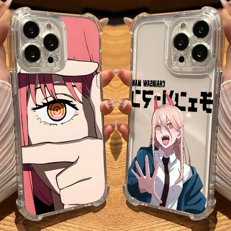 Chainsaw Man Power Anime Makima Phone Case Clear For iPhone 17 16 14 15 11 12 13 Pro Max 16E 16 Plus 17 Air Soft Silicone Cover
Chainsaw Man Power Anime Makima Phone Case Clear For iPhone 17 16 14 15 11 12 13 Pro Max 16E 16 Plus 17 Air Soft Silicone Cover